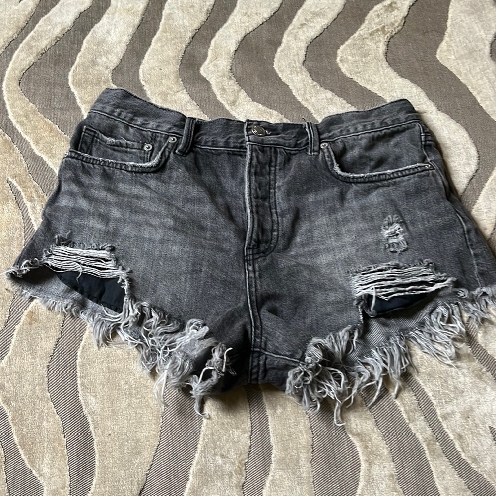 Free People Jeans Shorts